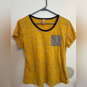 Yellow Floral T-shirt